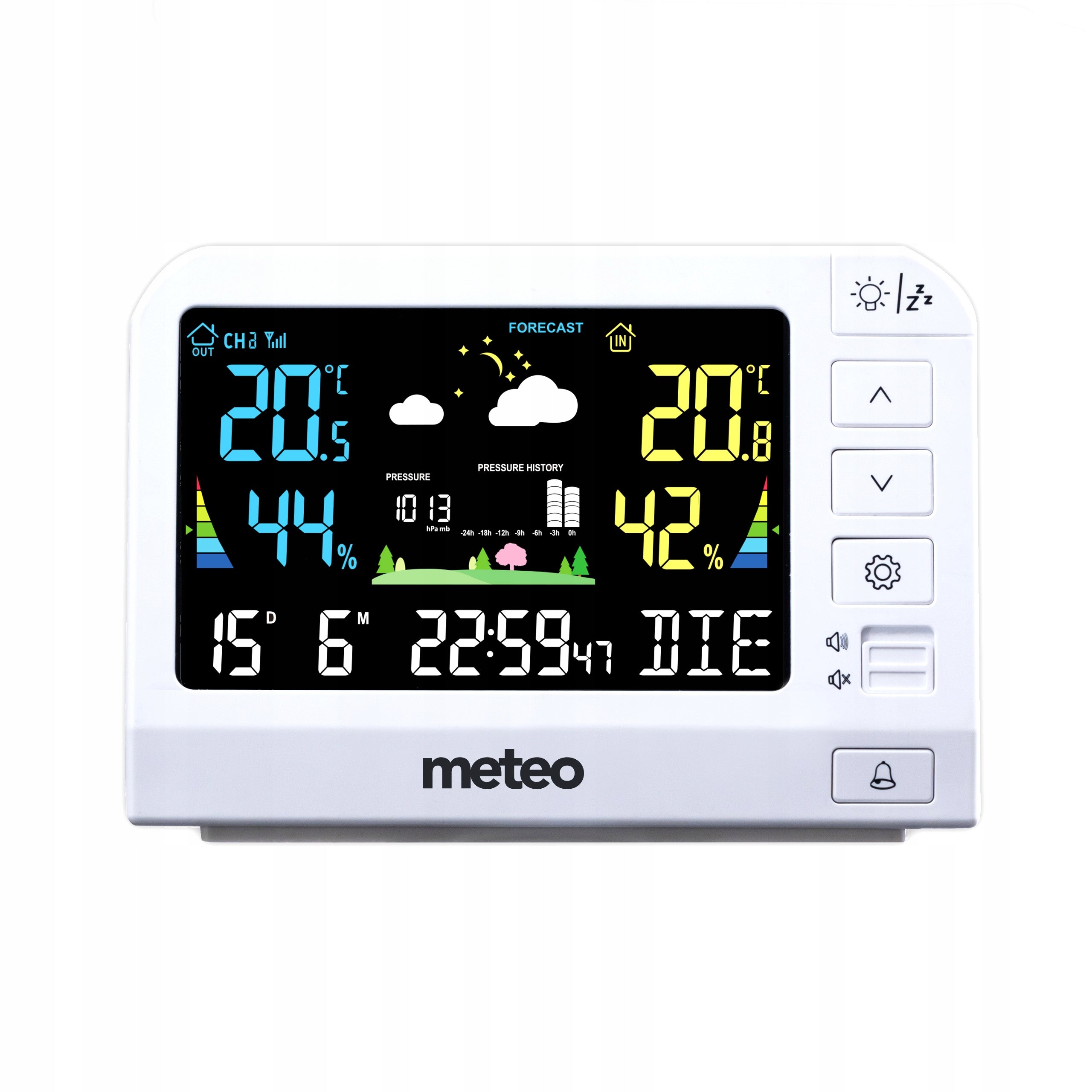 WEATHER STATION METEO SP205 WEATHER HYGROMETER EXTERNAL SENSOR DCF Manufacturer code Sp205
