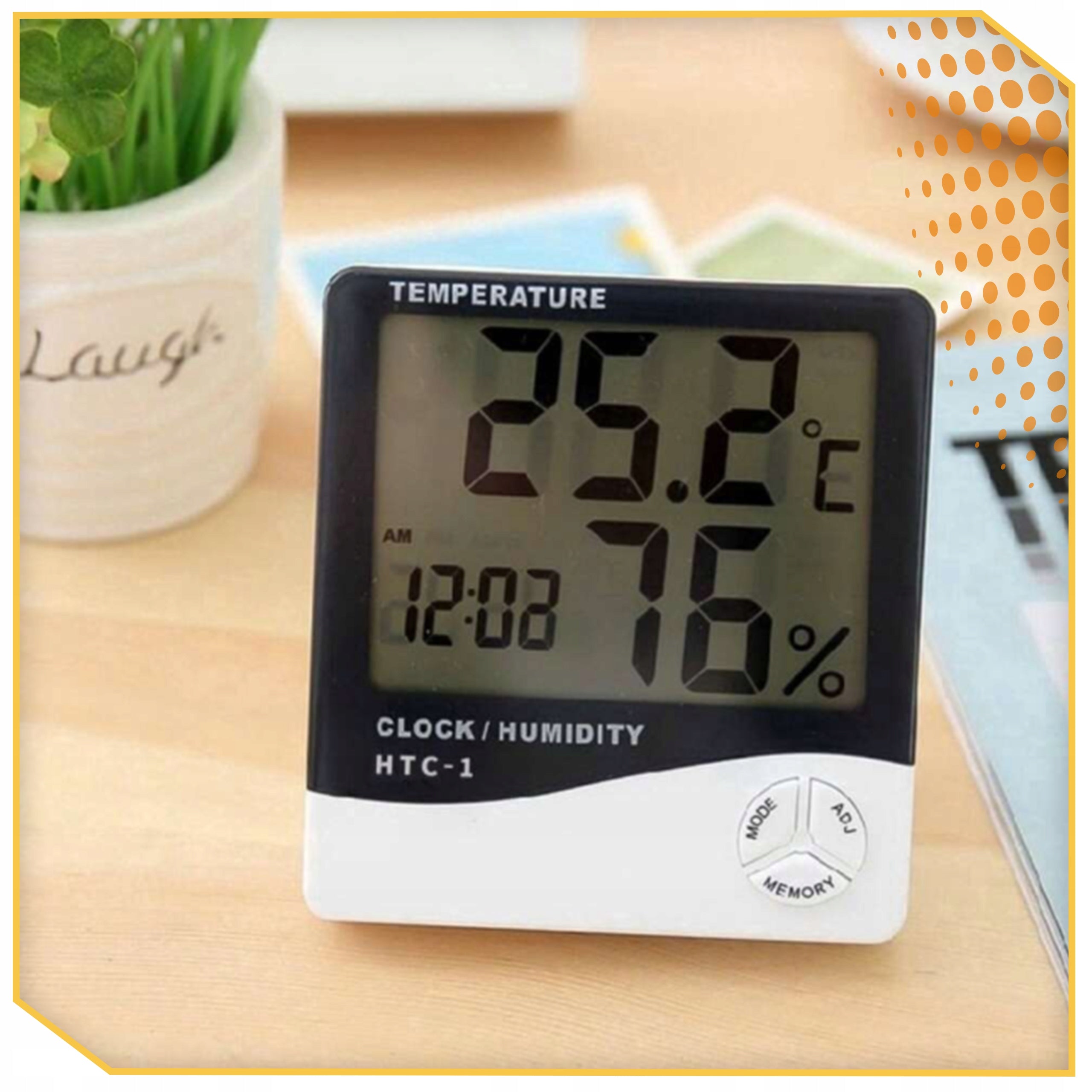 WEATHER STATION THERMOMETER HYGROMETER SENSOR PROBE CLOCK METEO ALARM CLOCK Manufacturer code BEZPRZEWODOWA STACJA DO POMIARU TEMPERATURY