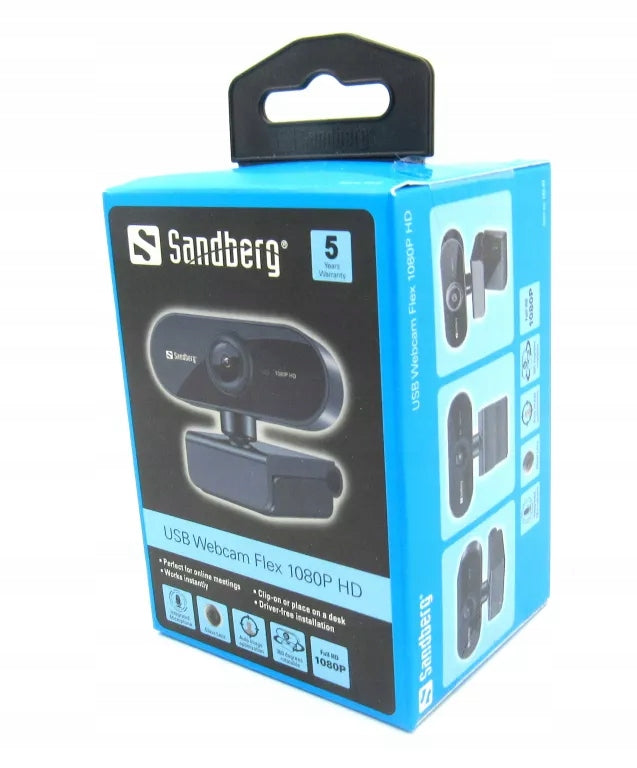 WEBCAM FHD SANDBERG FLEX 1920 X 1080