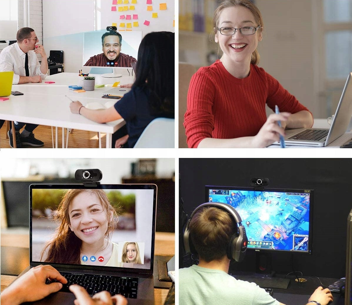 WEBCAM FOR FULL HD LESSONS 192 x1080 FOR PC LAPTOP AGOG Packaging status original