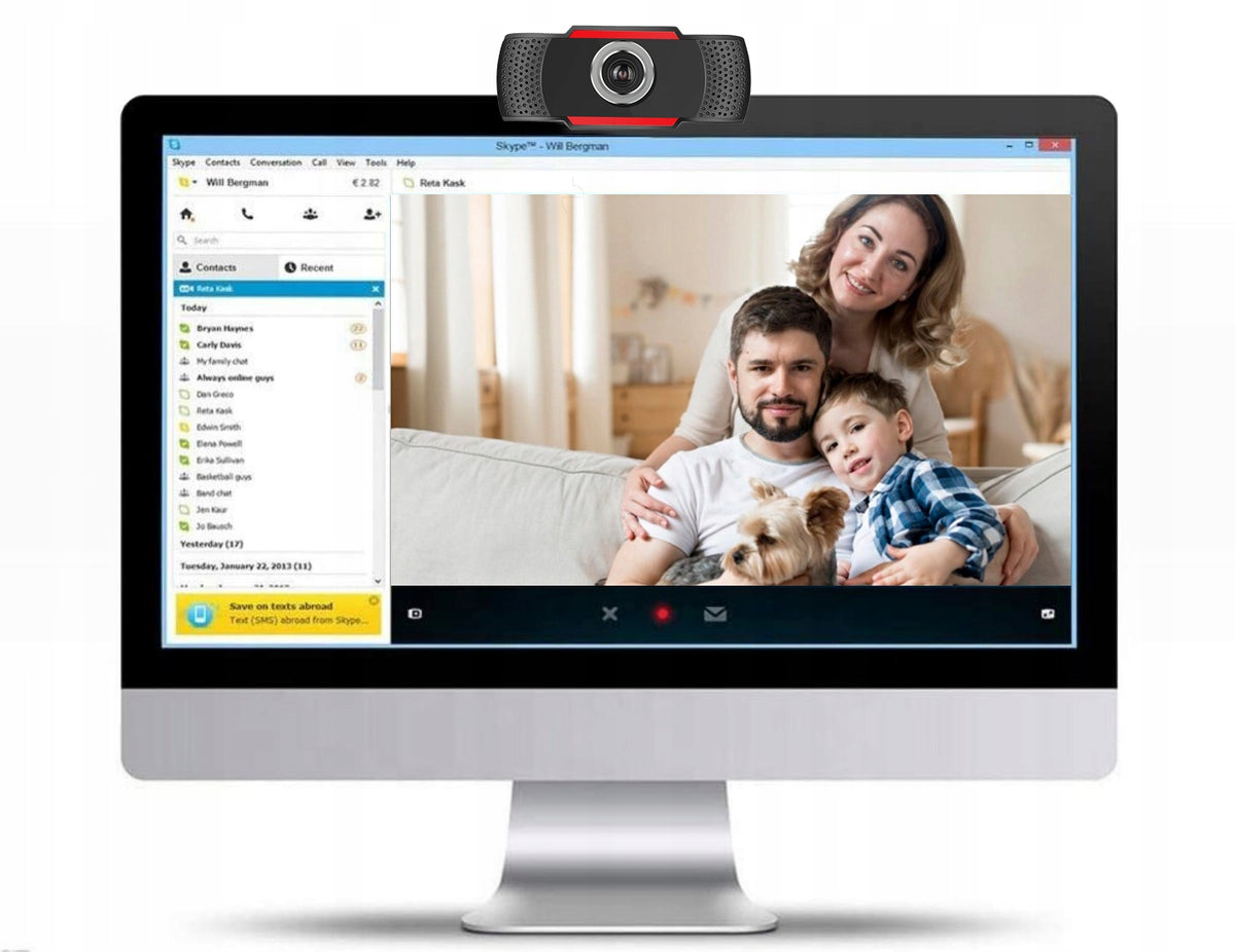 WEBCAM FULL HD PC FOR LESSONS MICROPHONE Brand no brand