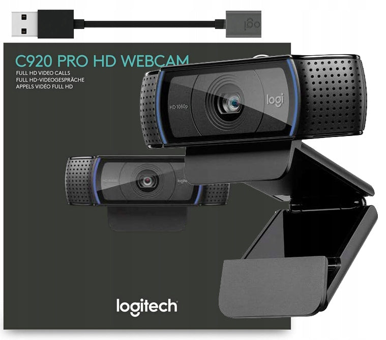 WEBCAM LOGITECH C920 PRO FULL HD 1080p WITH MOTION DETECTION