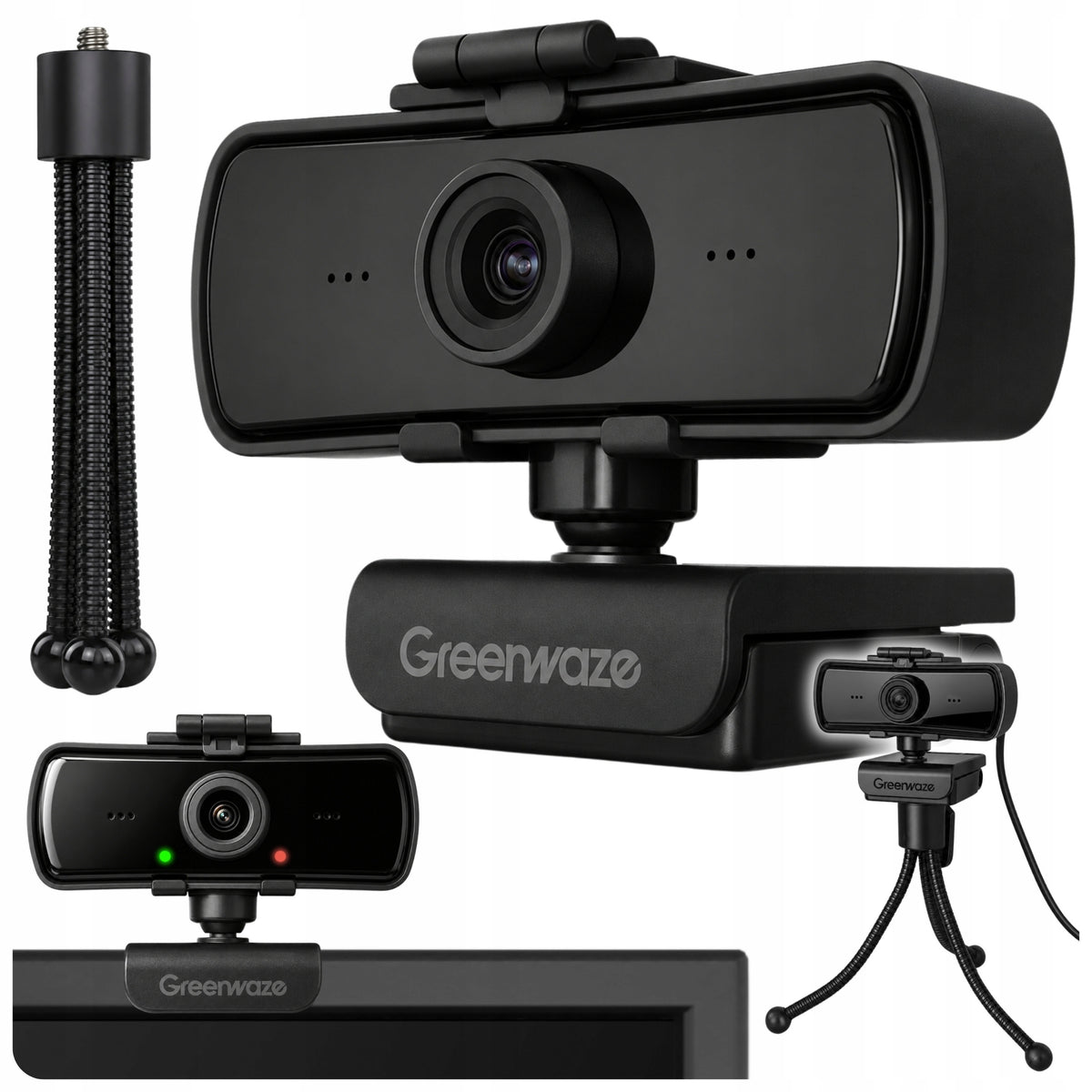 WEBCAM USB 2K 1440P FULL HD MICROPHONE TRIPOD FLEXIBLE Manufacturer code K004