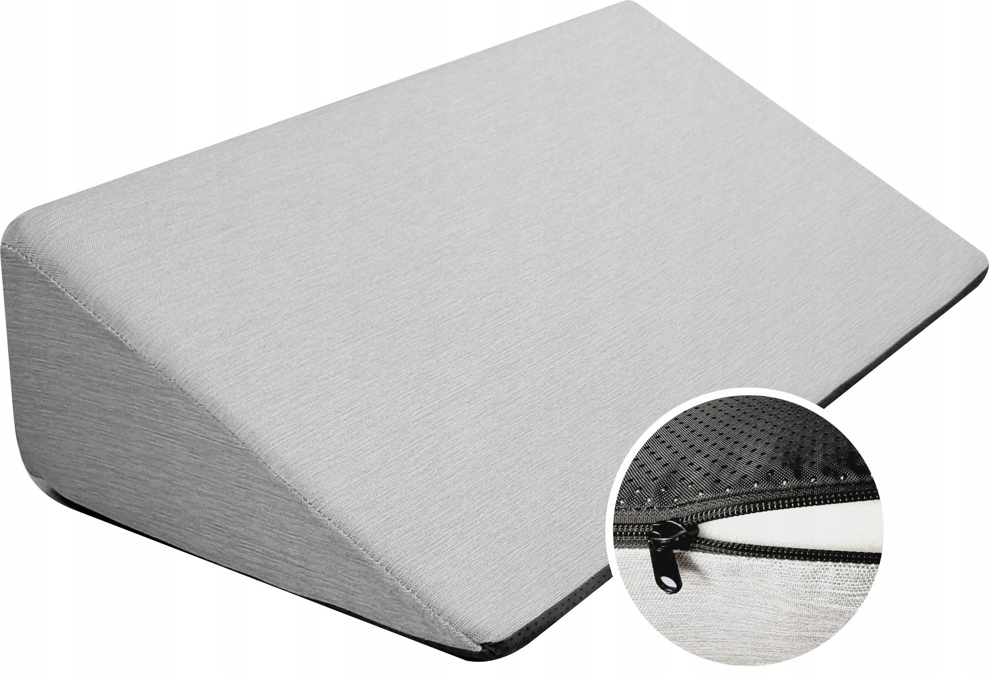 WEDGE CUSHION UNDER THE HEAD ANTI-REFLUX FOAM PILLOW 77x40x20 cm