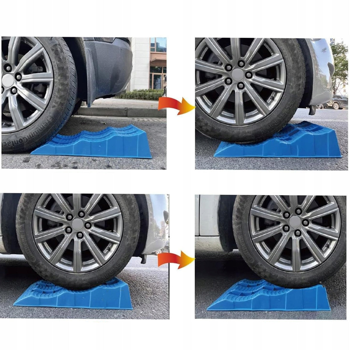 WEDGES OVERRUN LEVELING RAMPS FOR CARAVAN MOTORHOME 5 TONS 2 PCS SET Manufacturer code 7395
