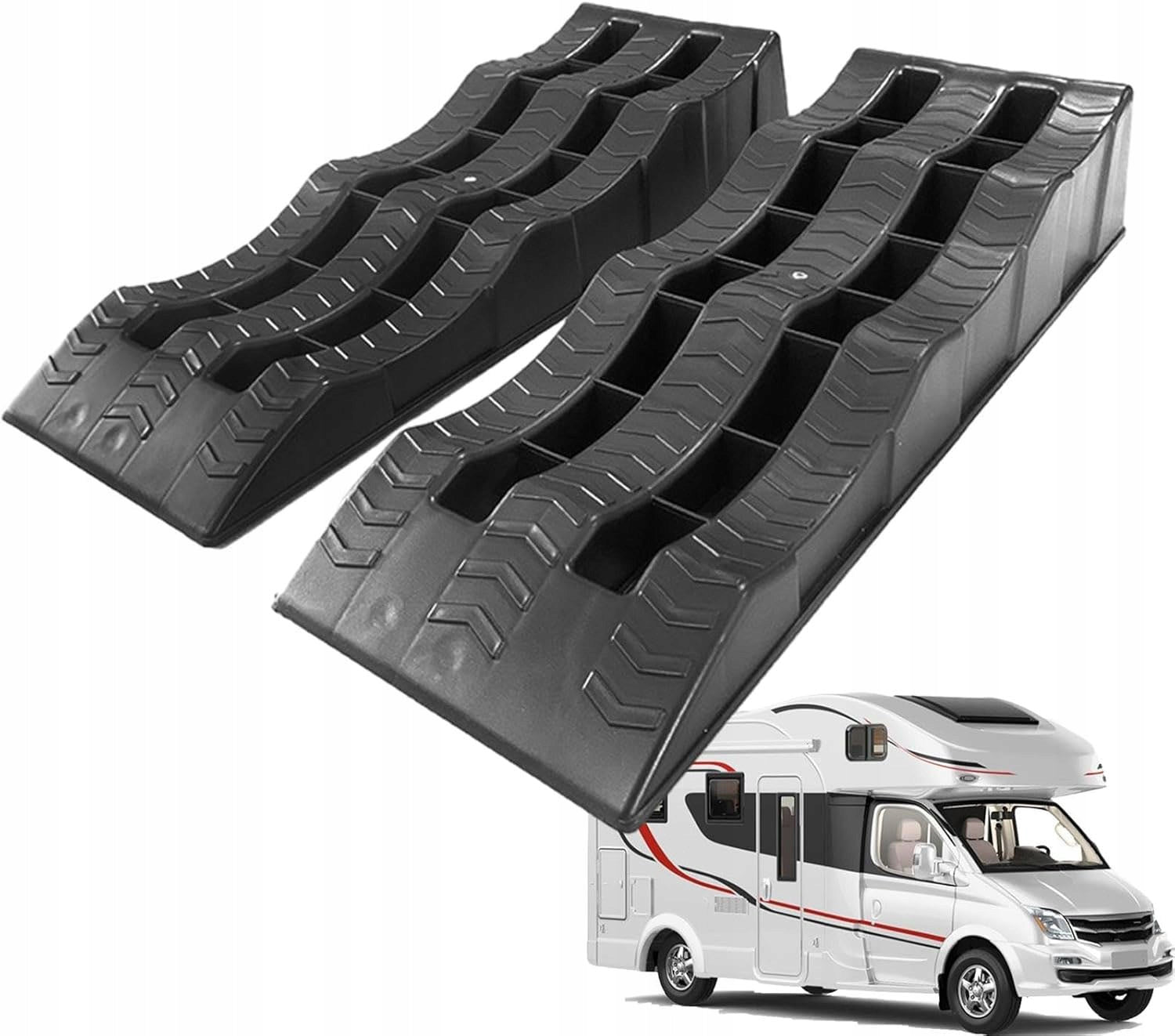 WEDGES RAIDS LEVELING RAMPS FOR MOTORHOME BUS WORKSHOP 5TON 2PCS.
