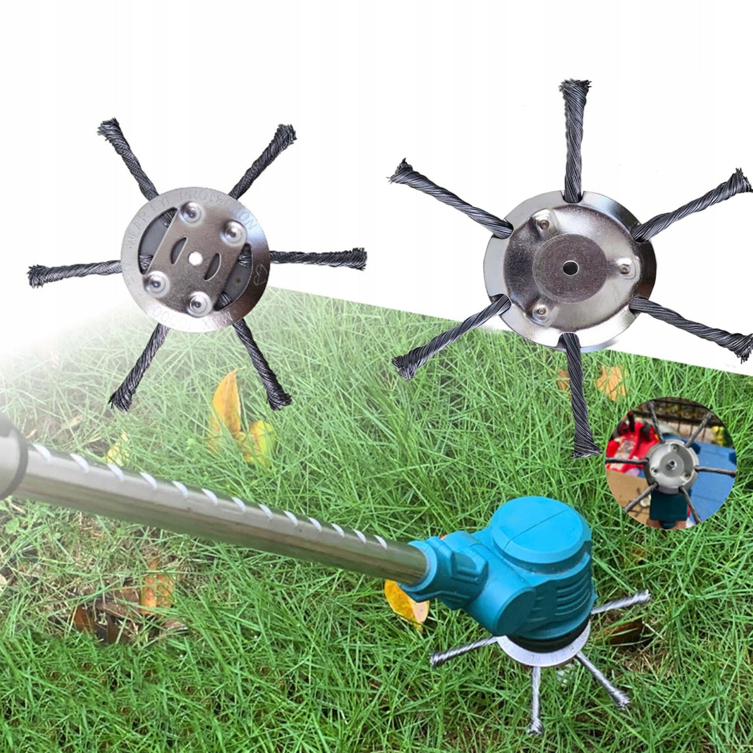 WEED CUTTING HEAD GRASS BRUSH REPLACEMENT HEAD FOR TRIMMER Brand no brand