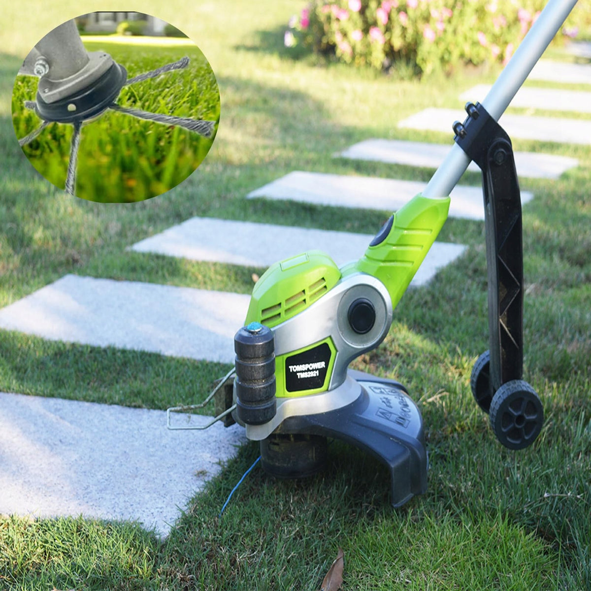 WEED CUTTING HEAD GRASS BRUSH REPLACEMENT HEAD FOR TRIMMER Packaging status original