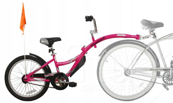 WEERIDE Baby Attached Bike Hol CO-PILOT Pumped Wheels 20 PINK Brand WeeRide