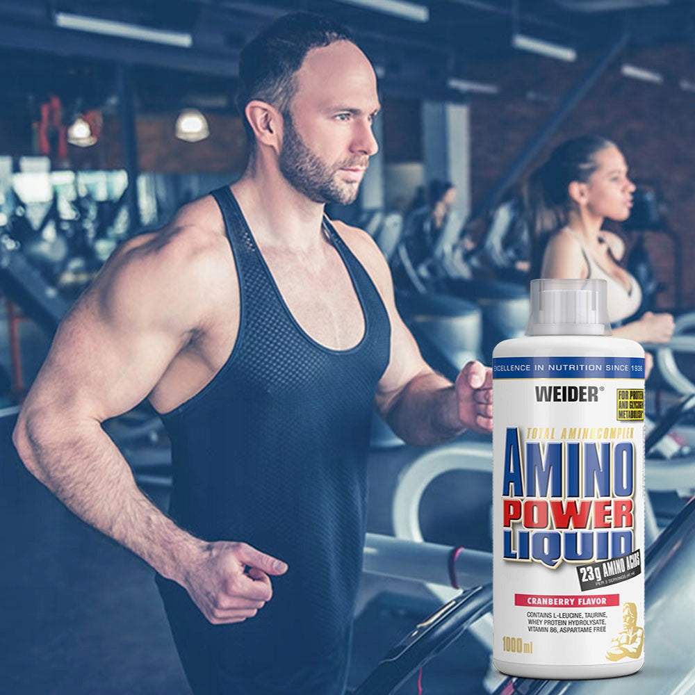 WEIDER AMINO POWER LIQUID 1000 ML - AMINO ACIDS IN BCAA EAA MANDARIN Packaging status original