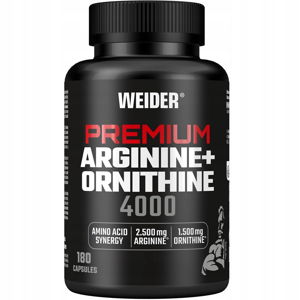 WEIDER ARGININE ORNITHINE 4000 180 KAPS L-ARGININE L-ORNITHINE AMINO ACIDS