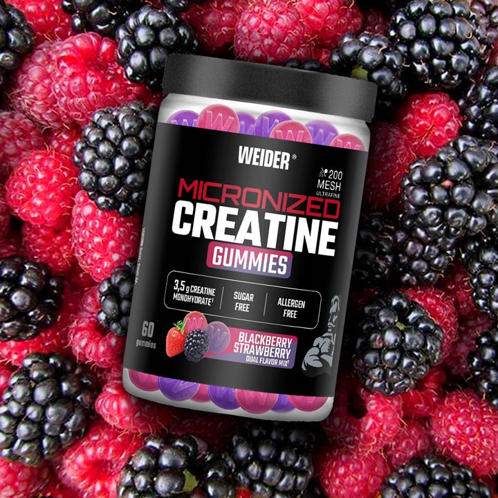 WEIDER CREATINE GUMMIES 60 PIECES GUMMIES CREATINE MONOHYDRATE MICRONIZED MASS Packaging status original