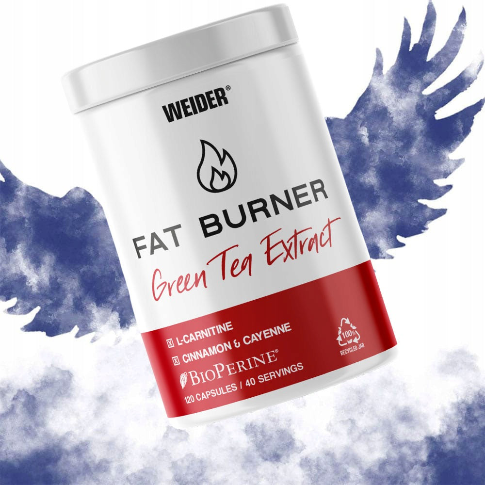 WEIDER FAT BURNER 120 KAPS x 2 L-CARNITINE CHROMIUM REDUCTION Packaging status original