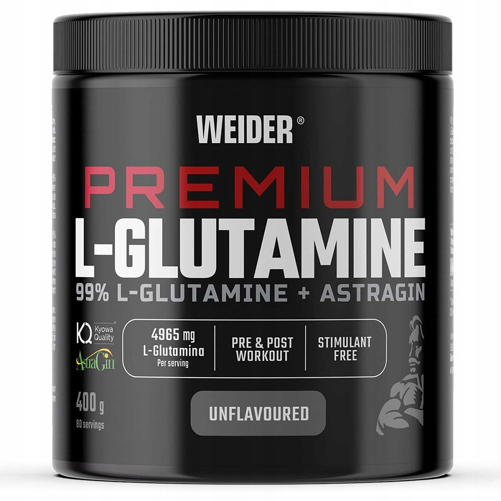 WEIDER L-GLUTAMINE 400g POWDER REGENERATION MUSCLE BUILDING L-GLUTAMINE AMINO