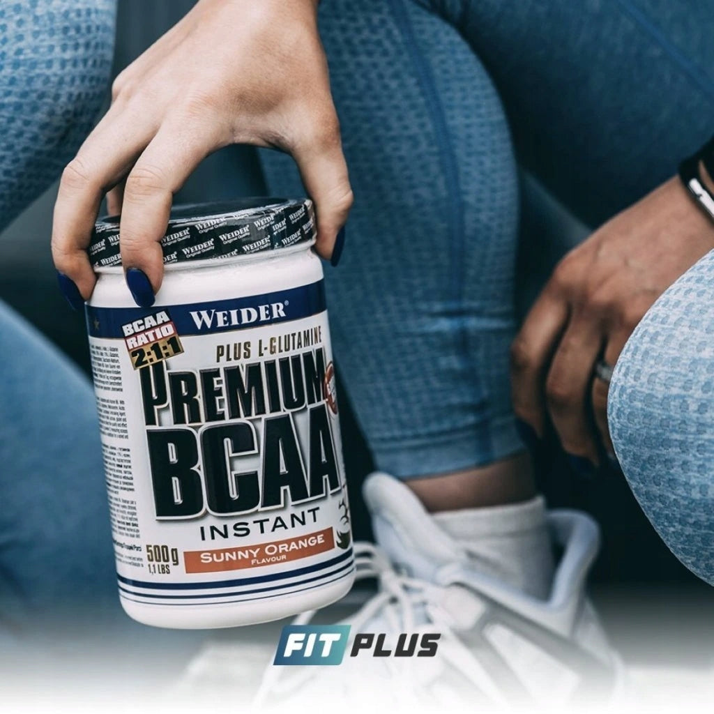WEIDER PREMIUM BCAA 500g – GLUTAMINE EAA AMINO ACIDS LEUCINE ORANGE FLAVOR Manufacturer code Weider Premium BCAA Instant 500 g