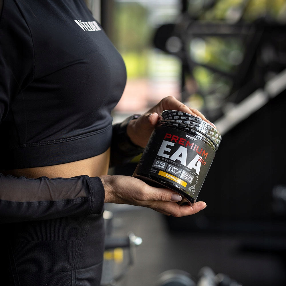 WEIDER PREMIUM EAA 325g ESSENTIAL AMINO ACIDS BCAA LEUCINE - PEACH ICE TEA EAN (GTIN) 4044782315910