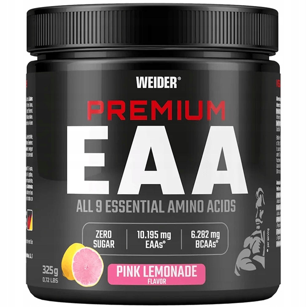 WEIDER PREMIUM EAA ZERO 325g ESSENTIAL AMINO ACIDS BCAA LEUCINE - LEMONADE