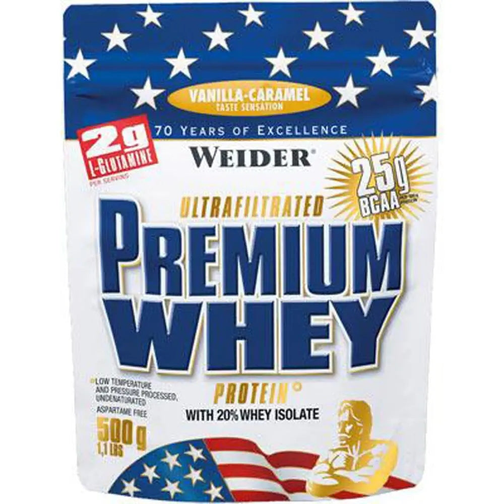 WEIDER Premium Whey 500g Protein WPC Protein Conditioner 24g Strawberry Vanilla Expiration date at least 2 weeks from the date of purchase
