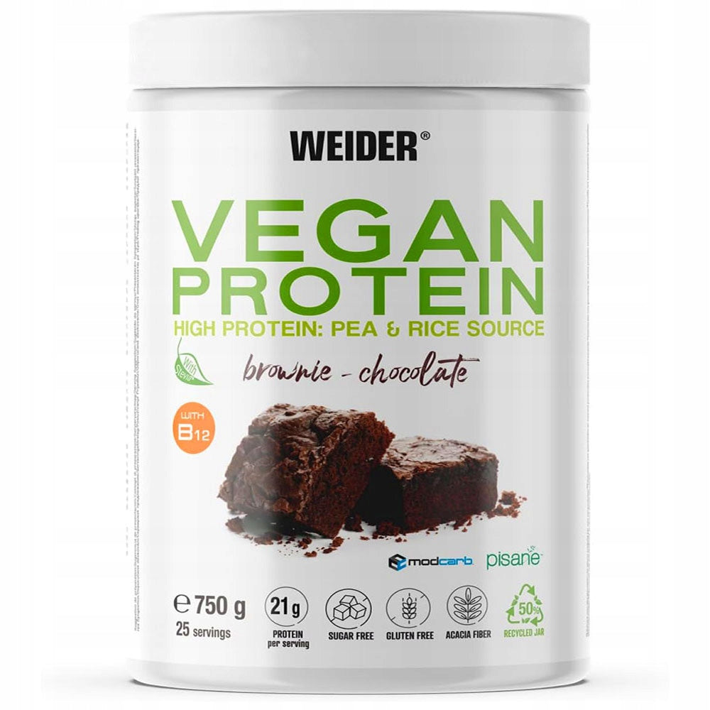 WEIDER VEGAN PROTEIN 750g VEGAN PROTEIN FROM PEAS - CHOCOLATE
