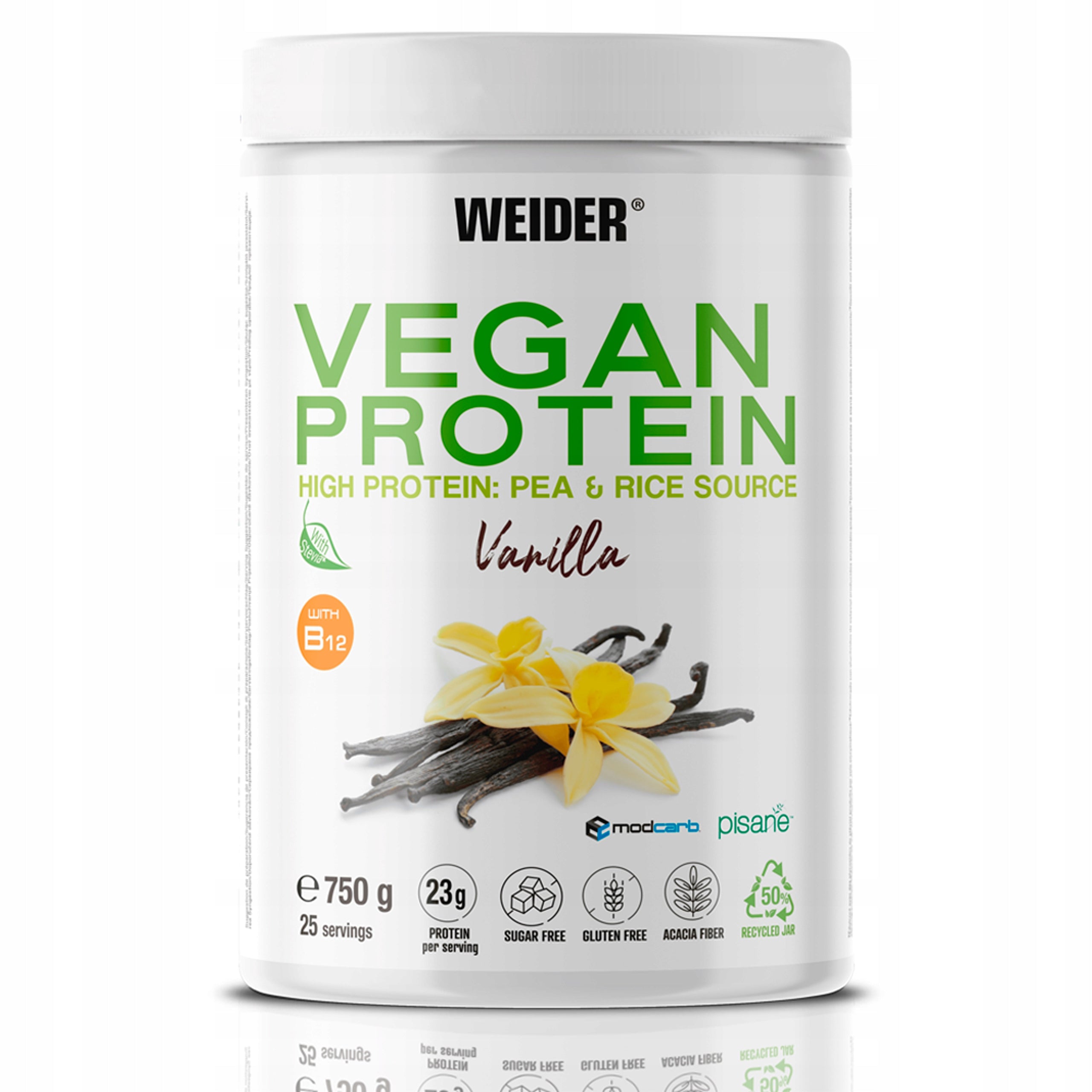WEIDER VEGAN PROTEIN 750g Vegetable VEGE CONDITIONER Vegan PROTEIN WITH PEAS