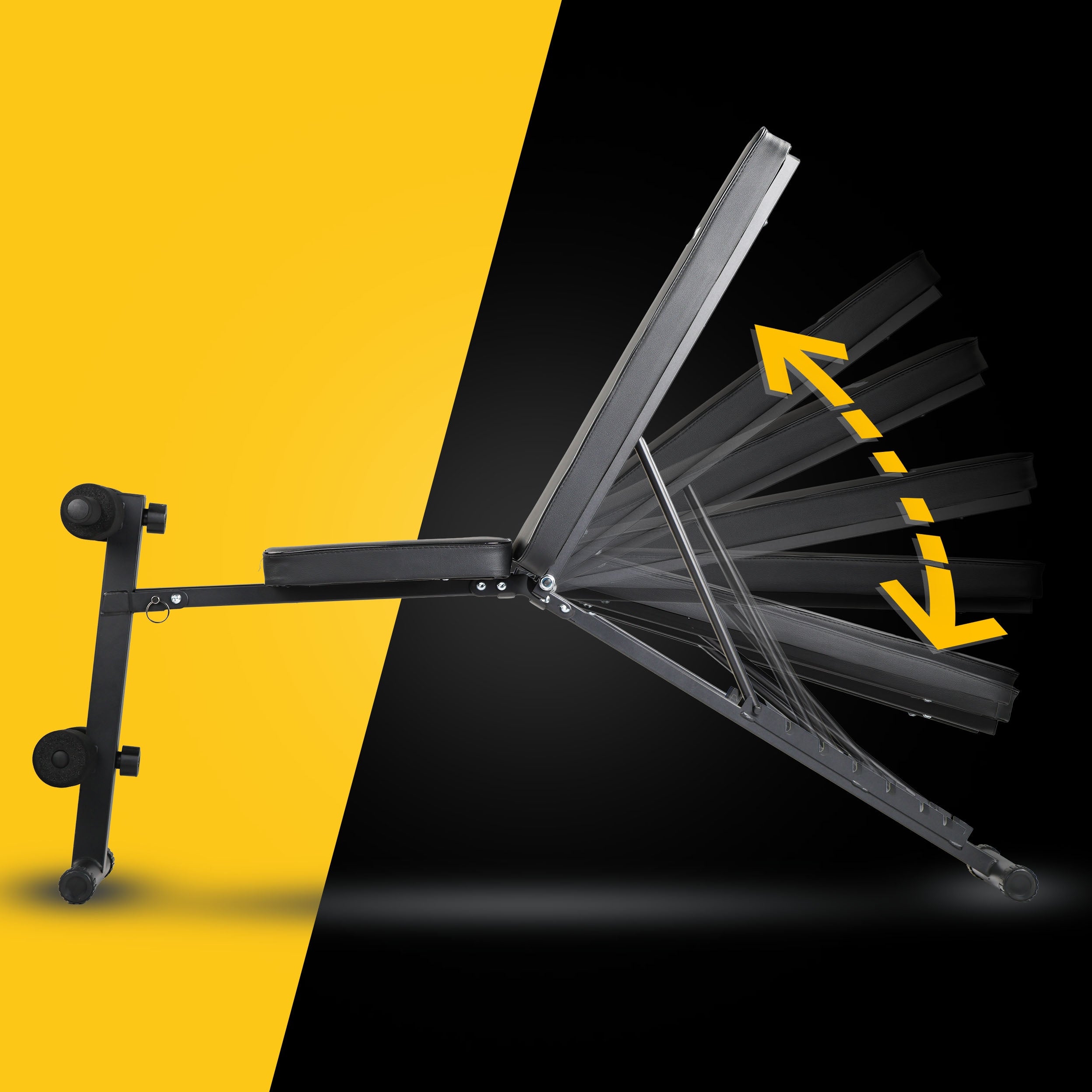 WEIGHT BENCH ADJUSTABLE FOLDING EXPANDERS BENCH FOR EXERCISING AT HOME Packaging status original