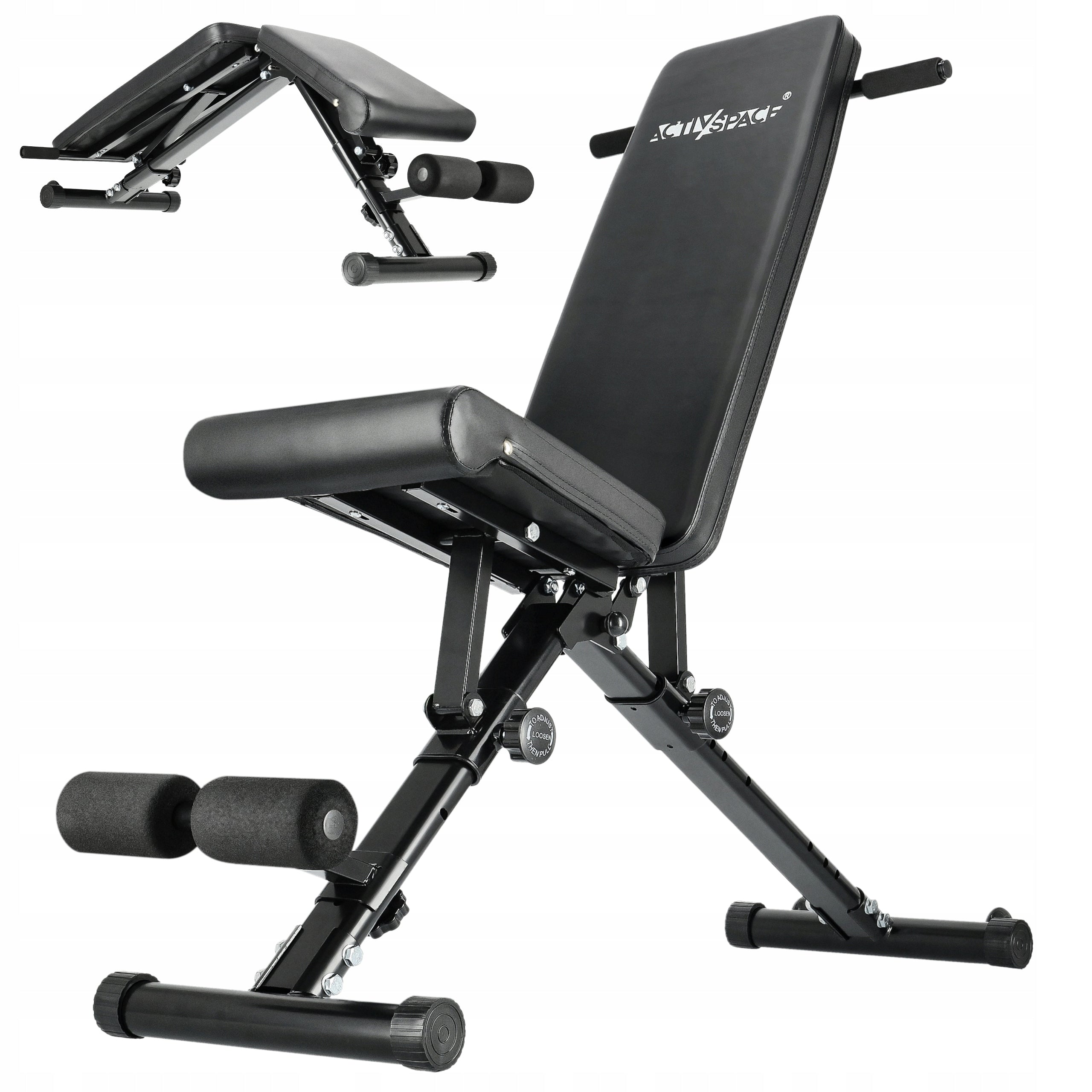 WEIGHT BENCH ADJUSTABLE FOR EXERCISE FOLDING BENCH STRAIGHT SLANTED PRO