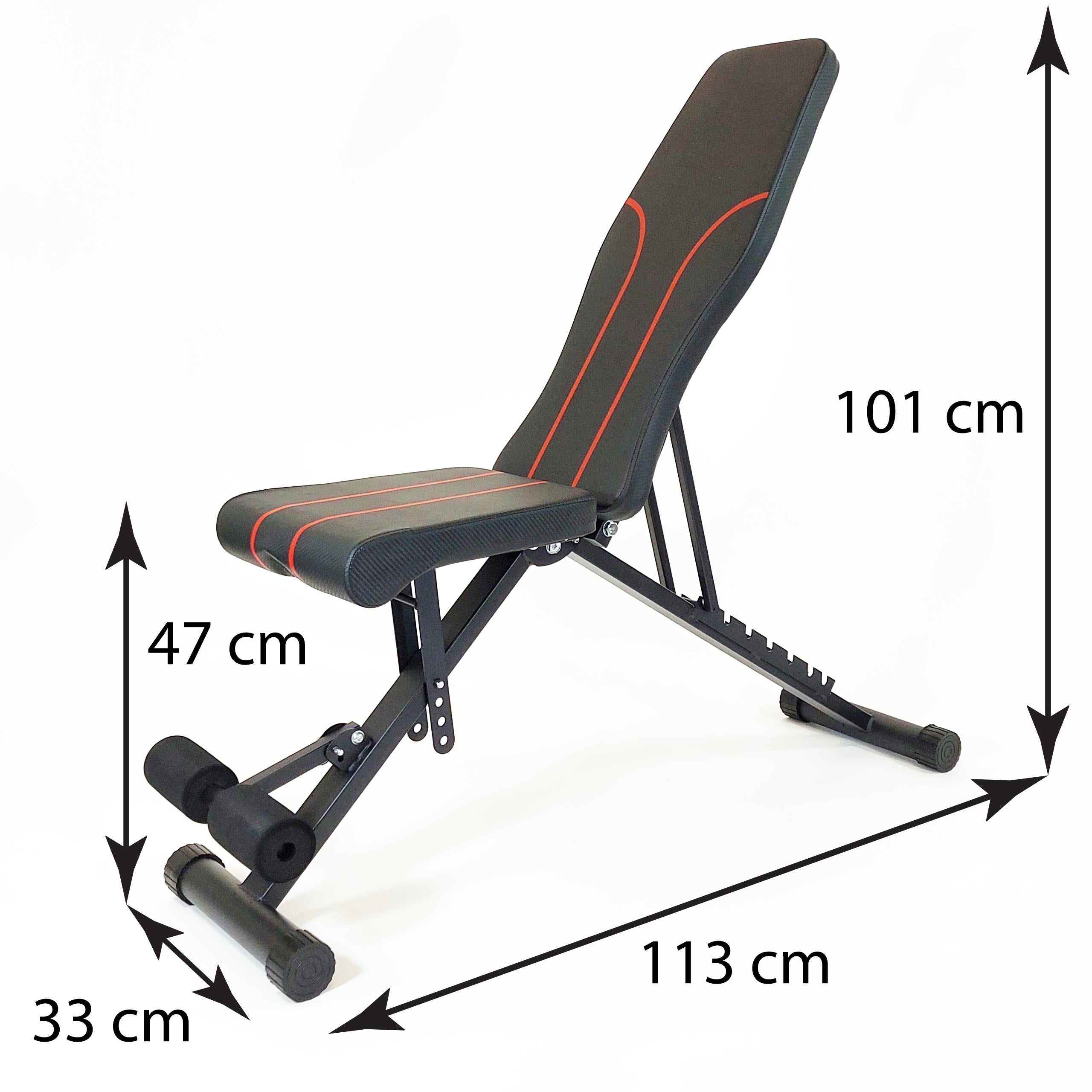 WEIGHT BENCH ADJUSTABLE FOR EXERCISE FOLDING STRAIGHT SLANT BENCH Manufacturer code 013754