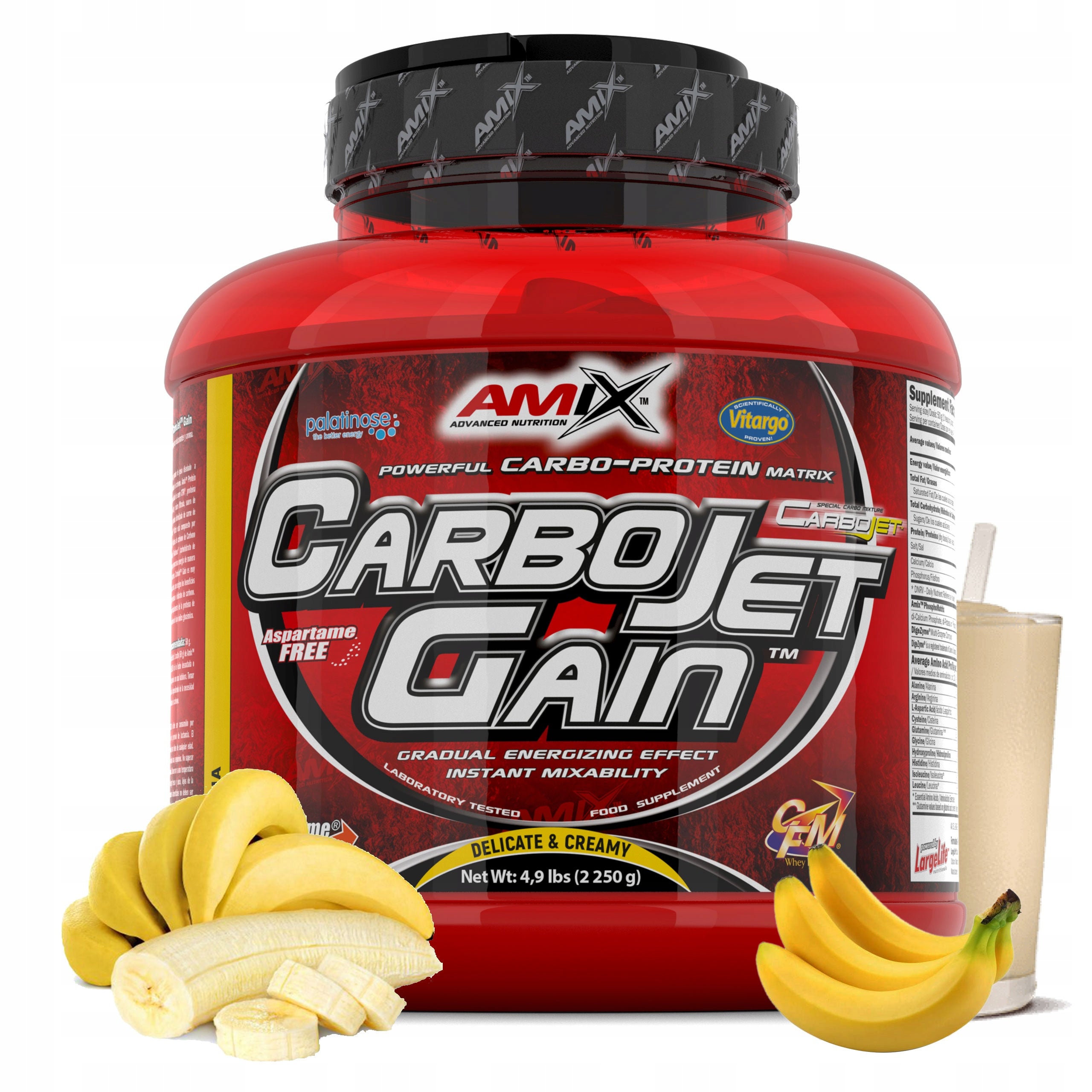 WEIGHT GAIN CONDITIONER, GAINER - Amix Carbo Jet Gain