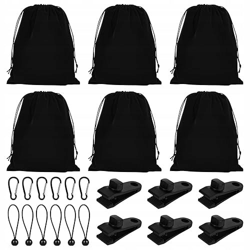 WEIGHTED BAG FOR PAVILION TENTS 6 POCKETS COTTON METAL