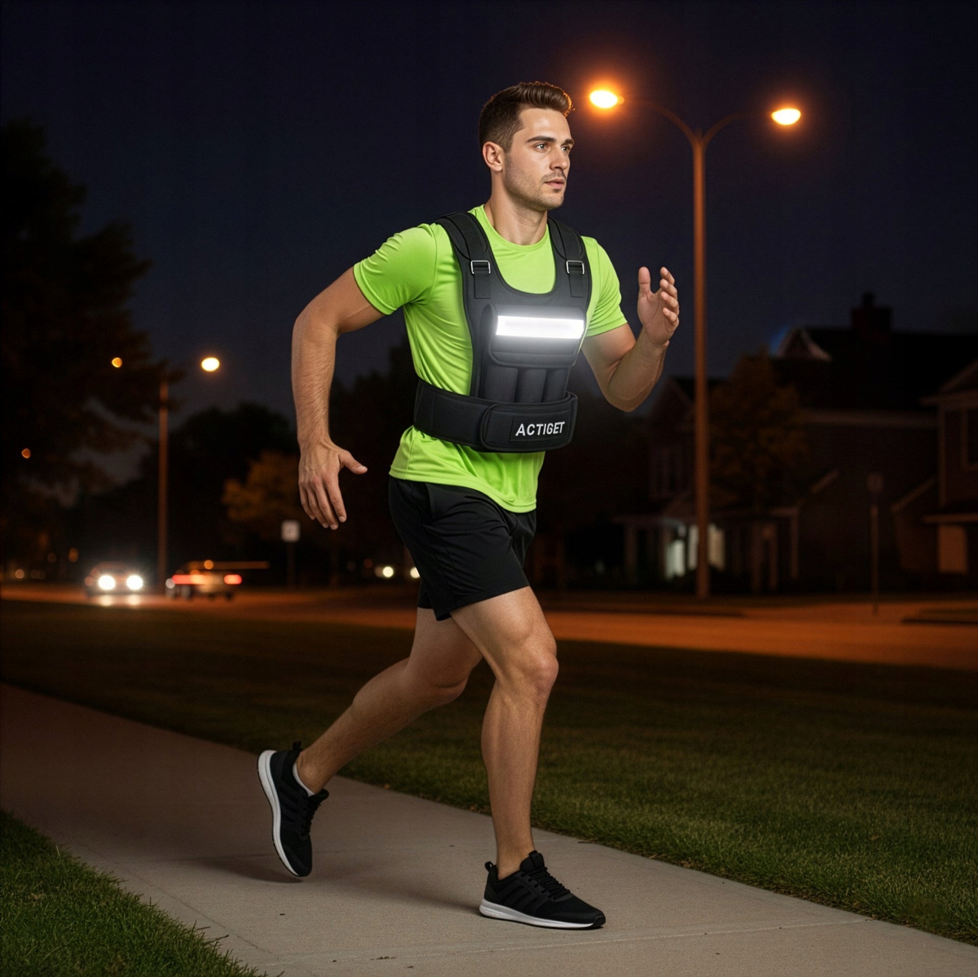 WEIGHTED VEST 20kg ADJUSTABLE TRAINING FOR WEIGHTED EXERCISES Manufacturer code ACT0124