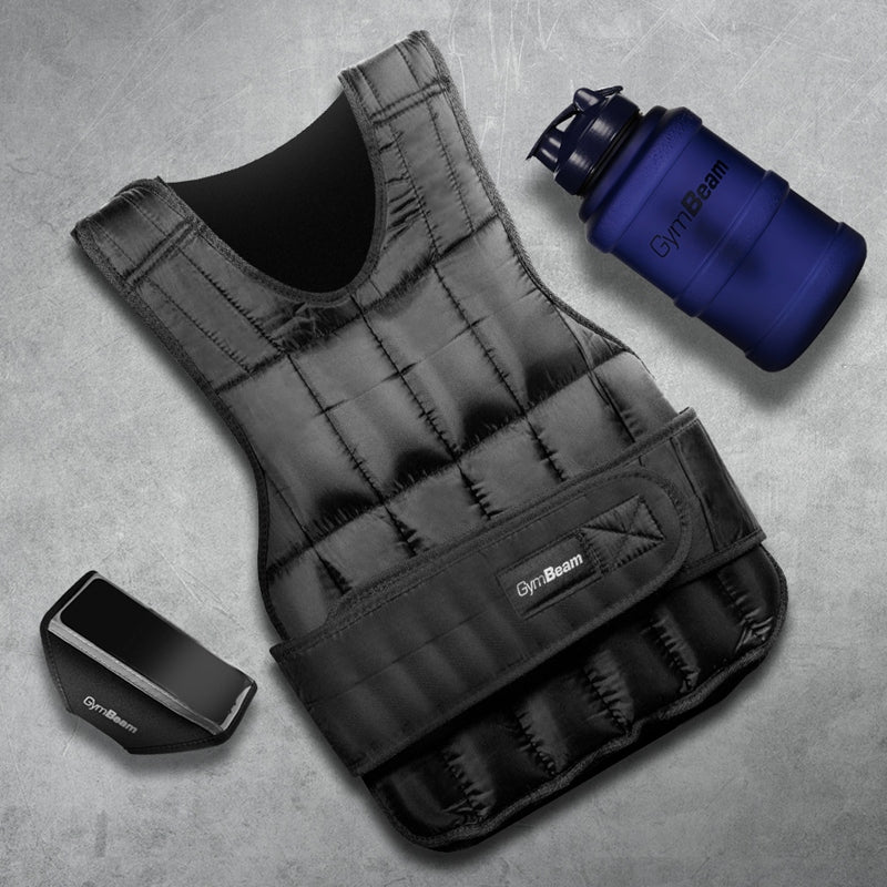 WEIGHTED VEST FOR EXERCISES WITH LOAD - GymBeam 10 kg Opening diameter 100 mm