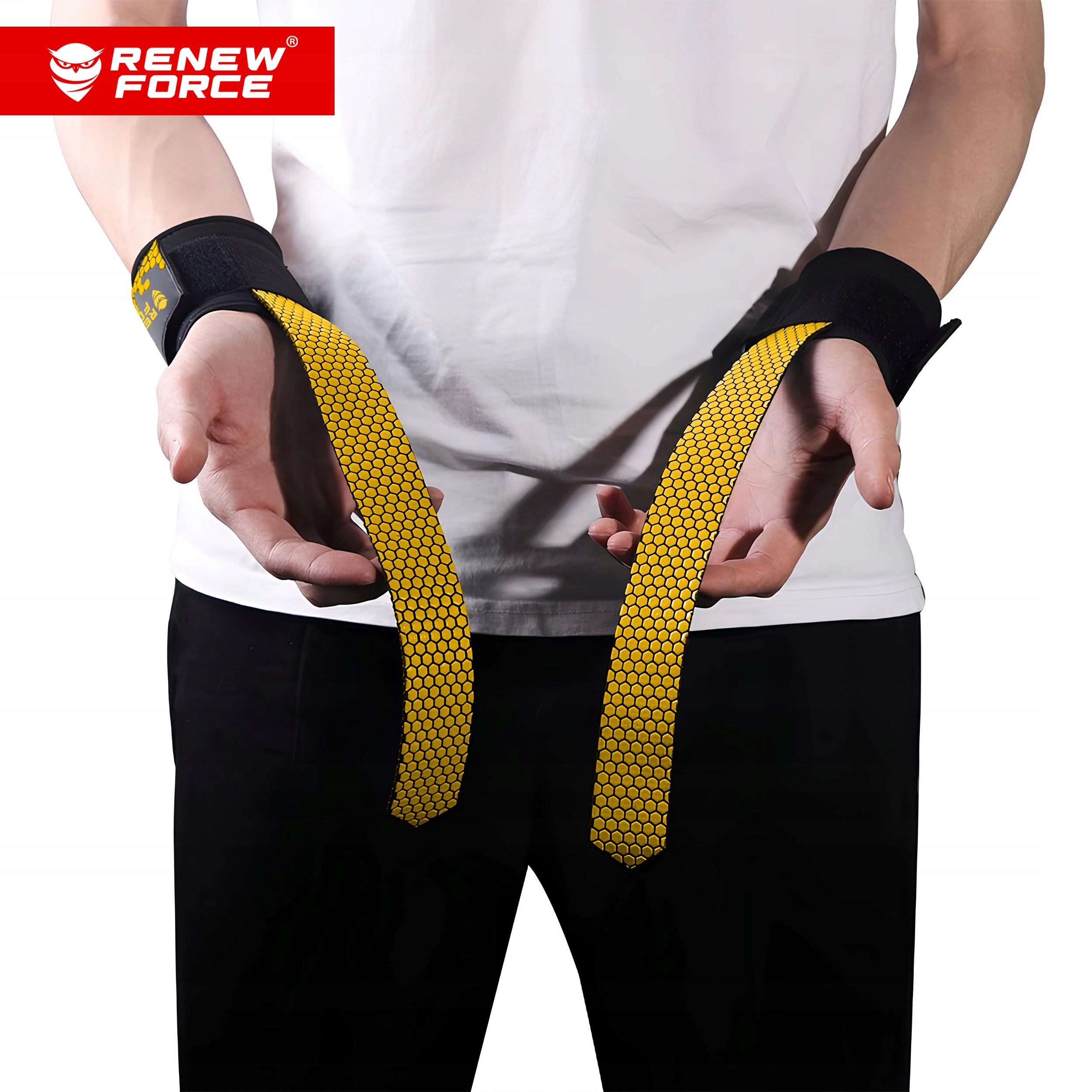 WEIGHTLIFTING BELTS STRAPS HANDLES FOR DEADLIFT TRAINING Manufacturer code paski treningowe na nadgarstki antypoślizgowe