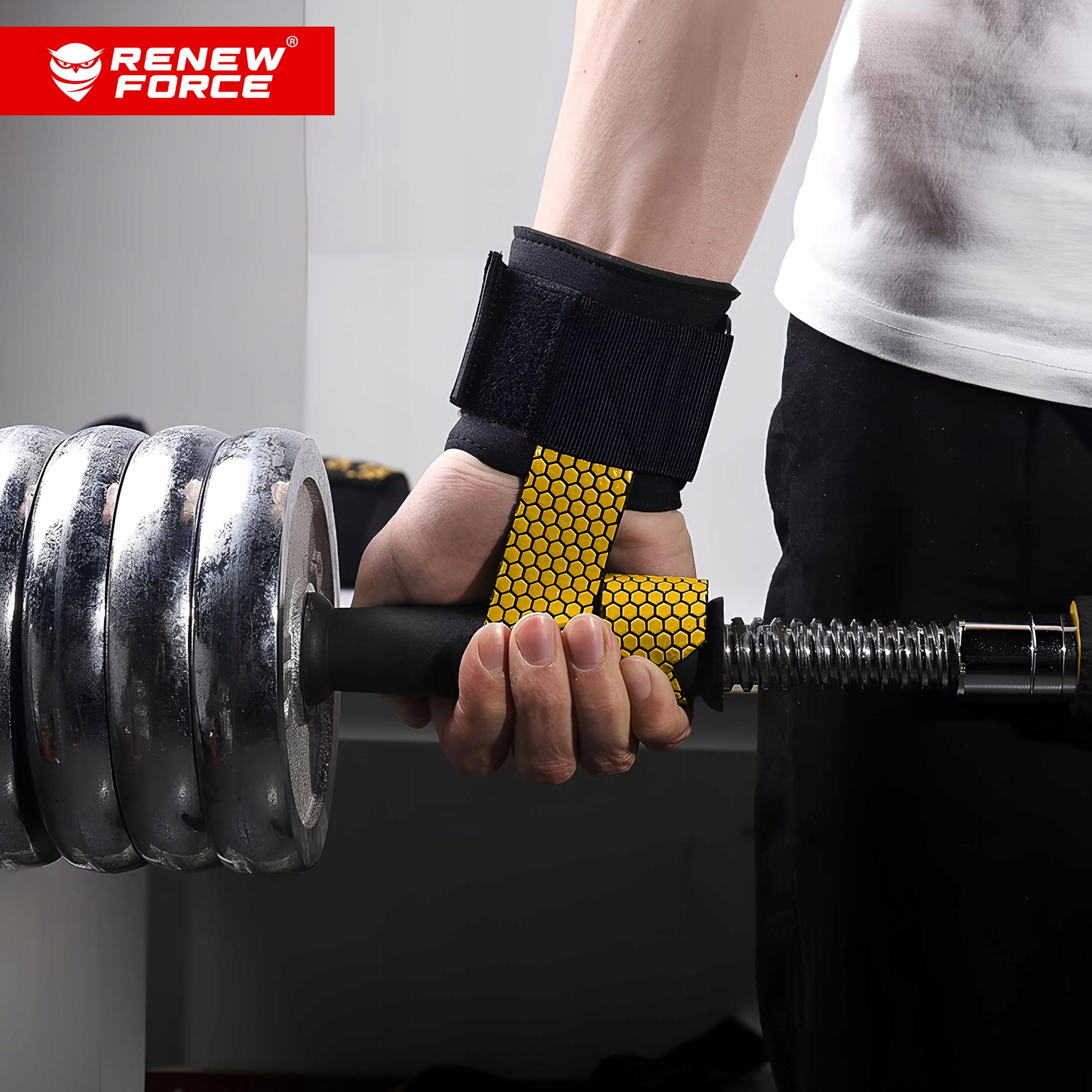 WEIGHTLIFTING BELTS STRAPS HANDLES FOR DEADLIFT TRAINING Packaging status original