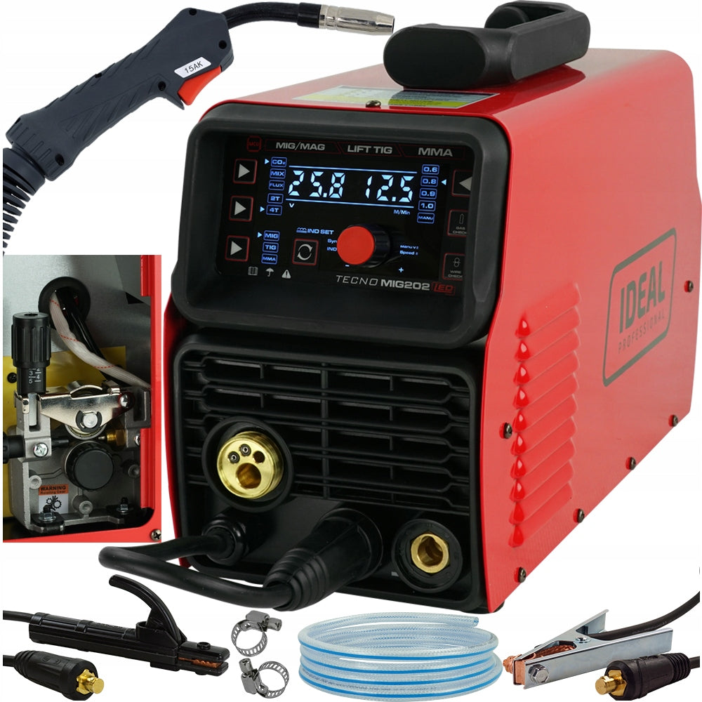 WELDER 3in1 migomat MIG MAG 200A Synergy 230v