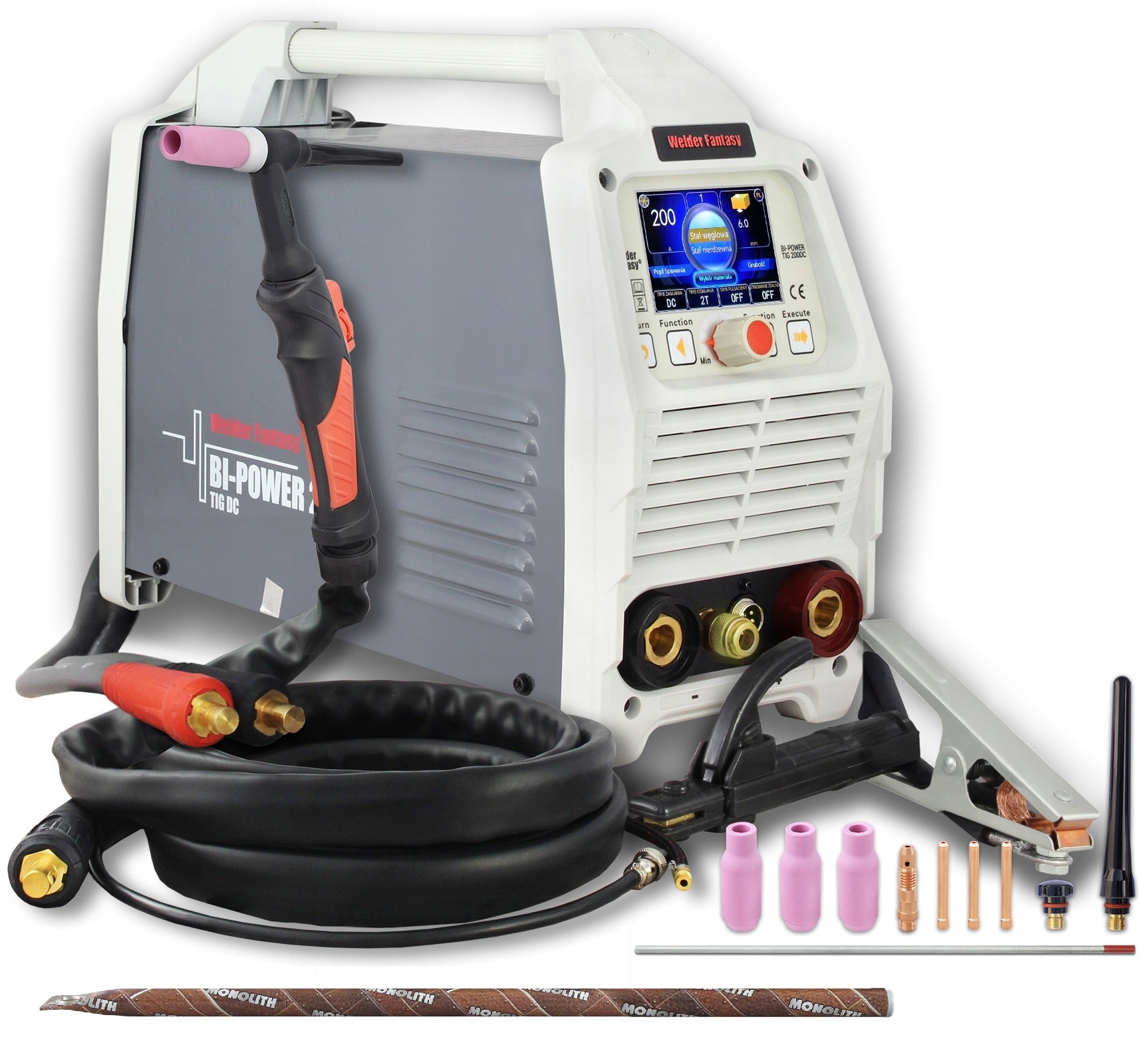 WELDER FANTASY BI-POWER 200 TIG DC PULS SPOT MMA INVERTER WELDING MACHINE