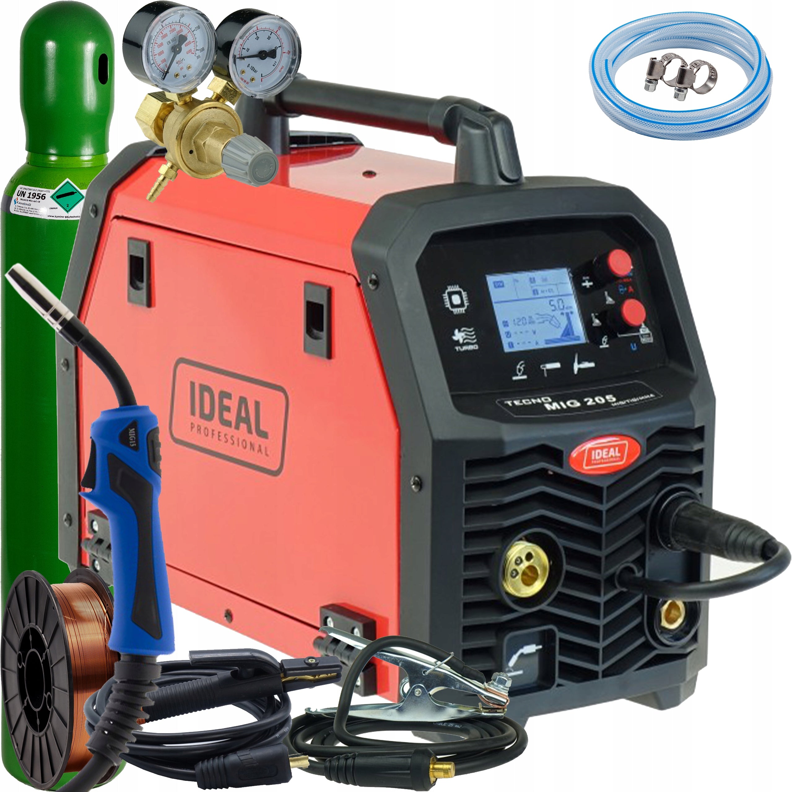 WELDER MIGOMAT IDEAL 205 200A mobile easy to use 3in1 set 4
