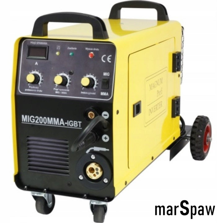 WELDER MIGOMAT MAGNUM MIG 200 MMA KN MAGNUM 230V light and strong Packaging status original