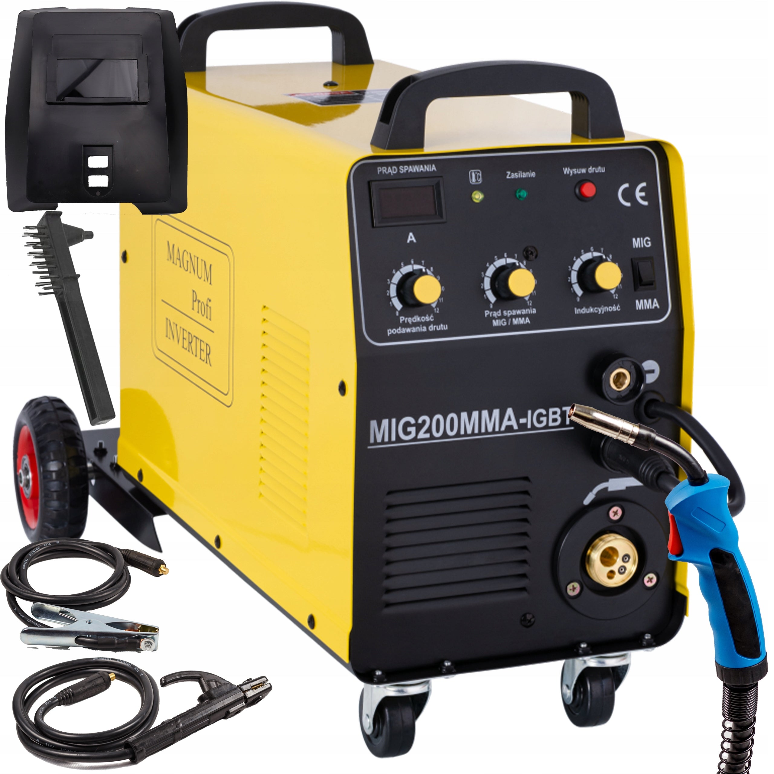 WELDER MIGOMAT MAGNUM MIG 200 MMA KN MAGNUM 230V light and strong