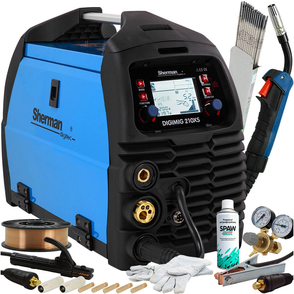 WELDER MIGOMAT MIG 200A SYNERGY PULSE ALUMINIUM SHERMAN 210 XS Point