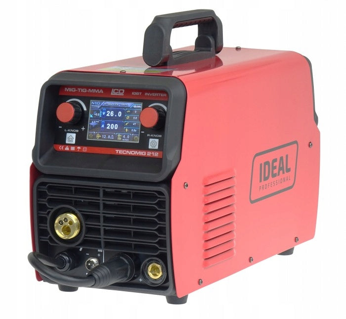 WELDER MIGOMAT MIG MAG IDEAL TECNOMIG 212 LCD IGBT Synergy 230V 200A Packaging status original