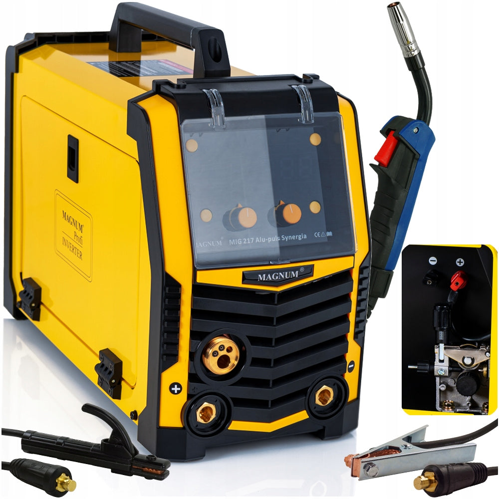 WELDER MIGOMAT MIG MAG Magnum 3in1 200A 230V Alu Synergy PULS TIG Lift DC