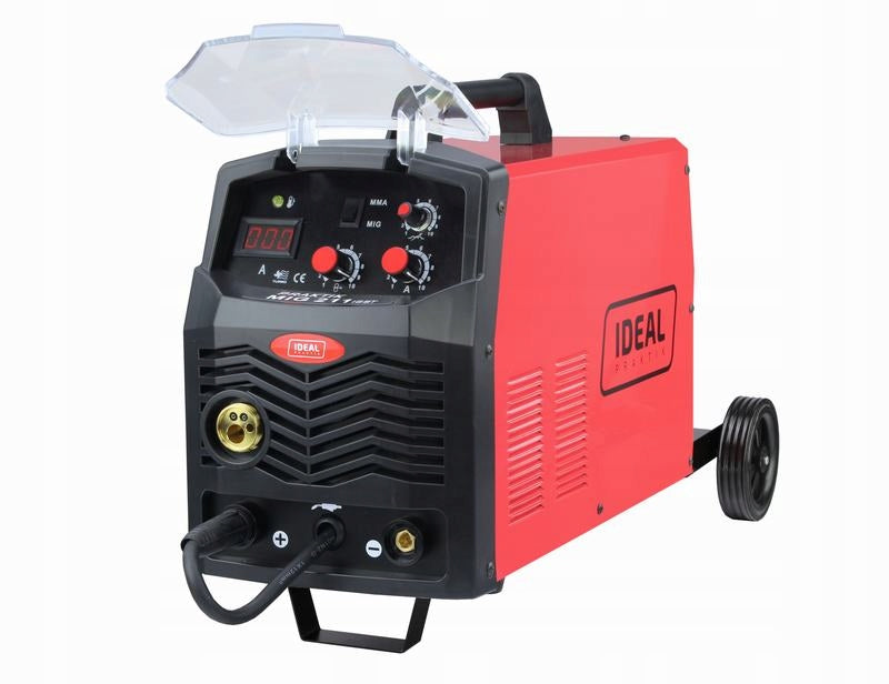 WELDER MIGOMAT PRAKTIK MIG 211 200A 230V MIG/MAG MMA FLUX IGBT 3in1 IDEAL Manufacturer code PMIG211MMA_ZESTAW16