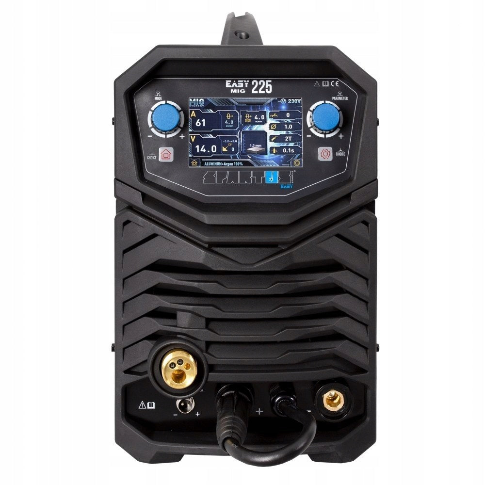 WELDER Migomat SEMI-AUTOMAT Inverter Spartus EasyMIG 225 SYNERGY Manufacturer code EASYMIG225-PAK-15-3