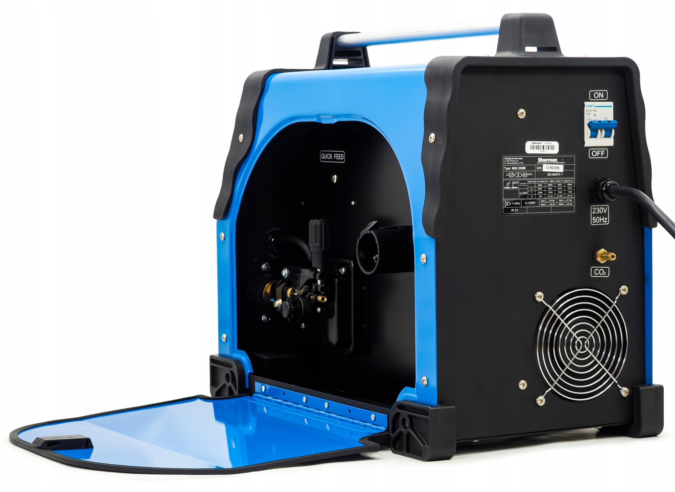 WELDER Sherman MIG 200M 4R MMA ALU TIG 200A 230V SEMI-AUTOMATIC SOLDERING Packaging status original
