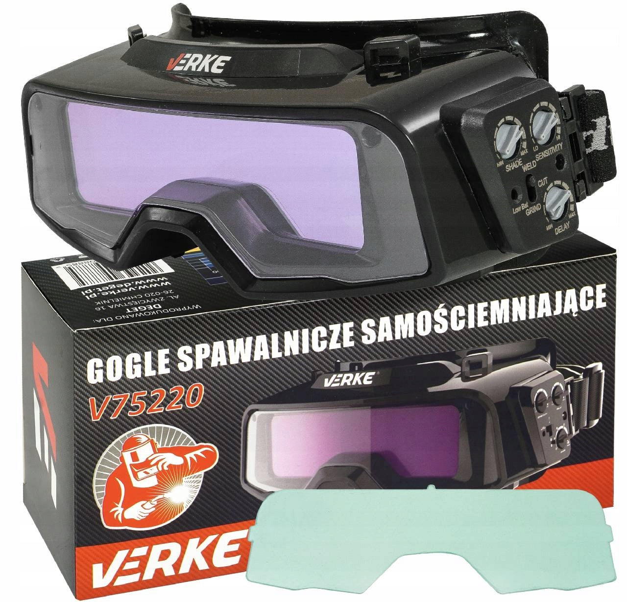 WELDING GOGGLES SAFETY GLASSES SELF-TINTING MASK FOR WELDING FILTER