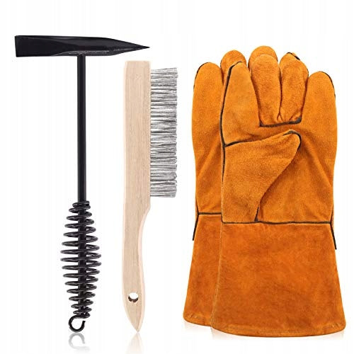 WELDING HAMMER FOR CLEANING SLAG WITH WIRE BRUSH leather Brand no brand
