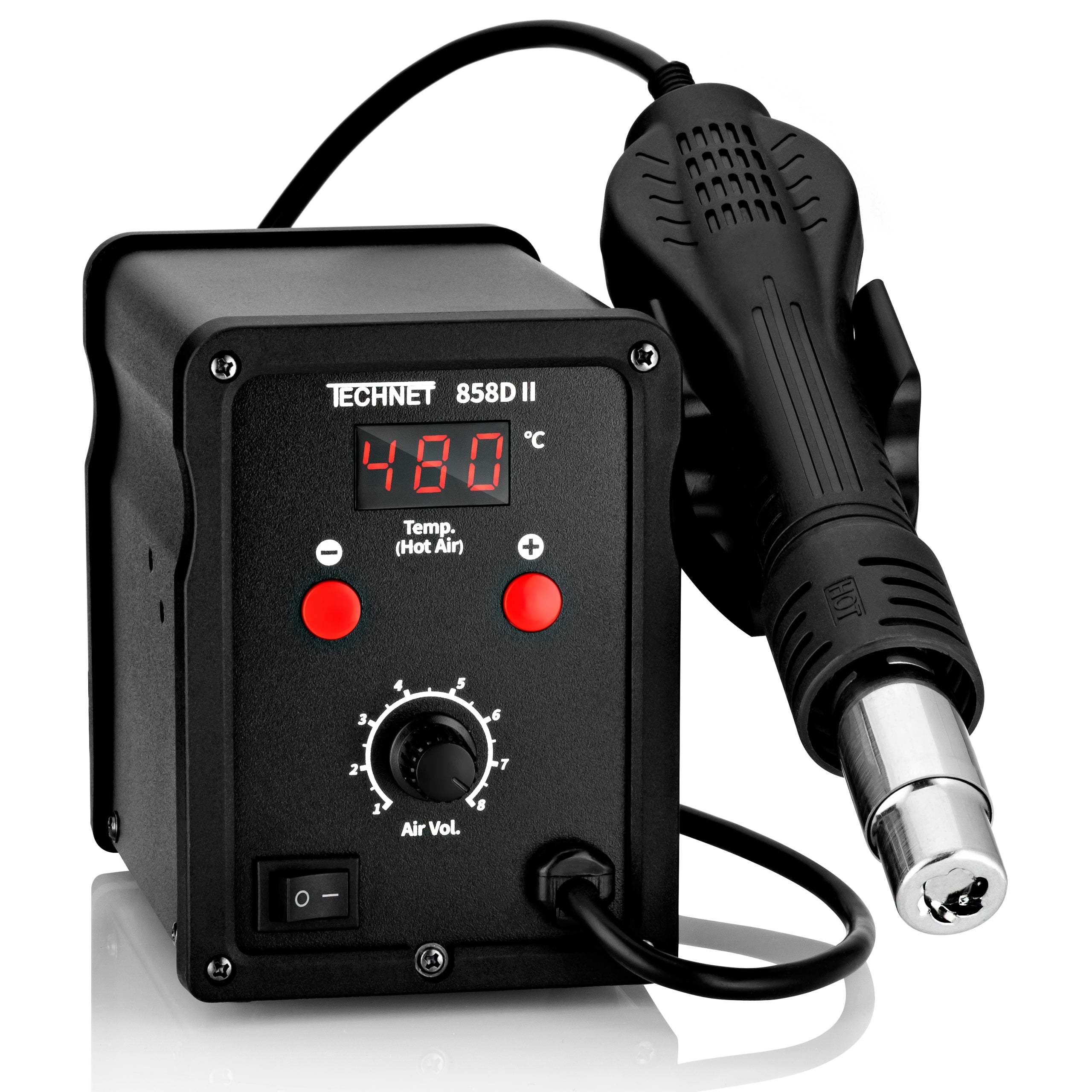WELDING MACHINE FOR PLASTIC WELDING MACHINE 6x NOZZLE 6x PLASTIC 2x MESH SHOE HQ 858DII Brand Technet