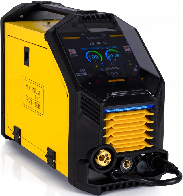 WELDING MACHINE MAGNUM MIG 201 ALU PRO SYNERGY 200A TIG MMA 230V PULSE ALUMINUM Manufacturer code U I THF238PRO-X ZESTAW#3