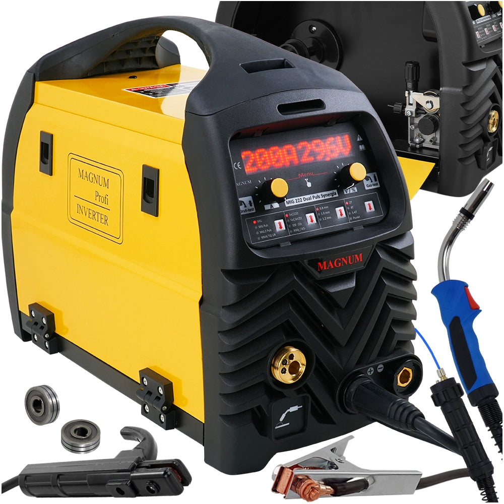 WELDING MACHINE MAGNUM MIG 222 PULSE SYNERGY ALUMINIUM