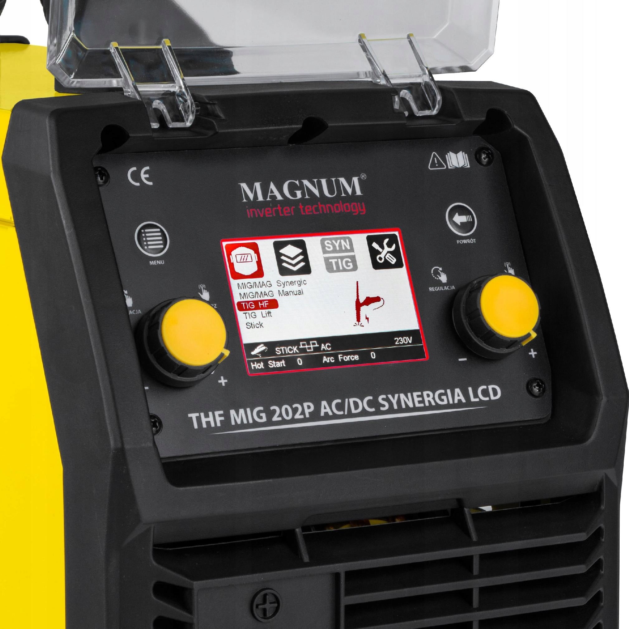 WELDING MACHINE MAGNUM THF MIG 202P AC/DC SYNERGY LCD MMA TIG ALU PULSE Brand Magnum